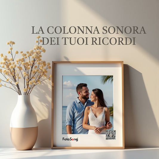 Quadro con Foto e Canzone Personalizzata