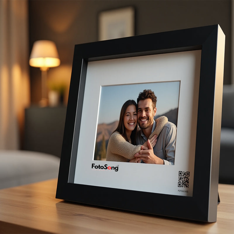 Quadro con Foto e Canzone Personalizzata